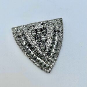 Rare Vintage 1940s Coro Adolph Katz Single Duette Replacement Rhinestone Clip